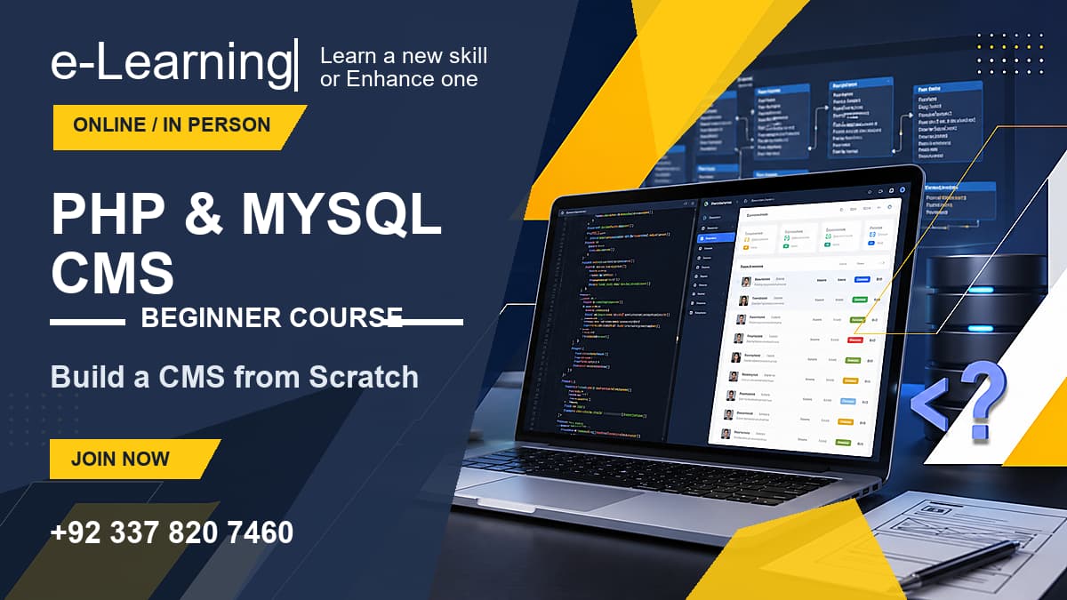 PHP & MySQL Custom CMS Course